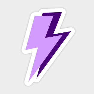 Purple Lightning Flash Sticker